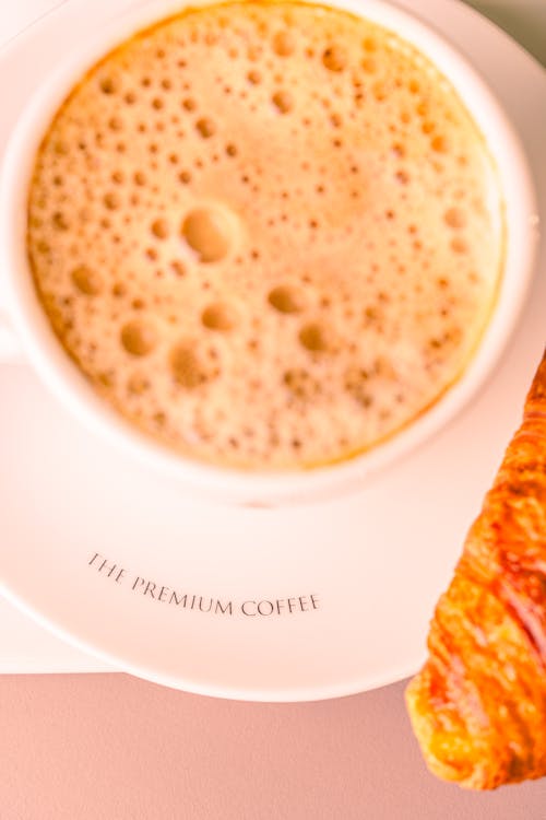 beslenme, cappuccino, çekici içeren Ücretsiz stok fotoğraf