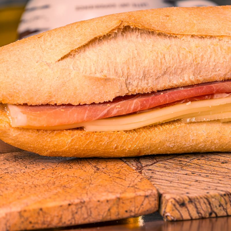 Spanish Bocadillo de Jamón Ibérico