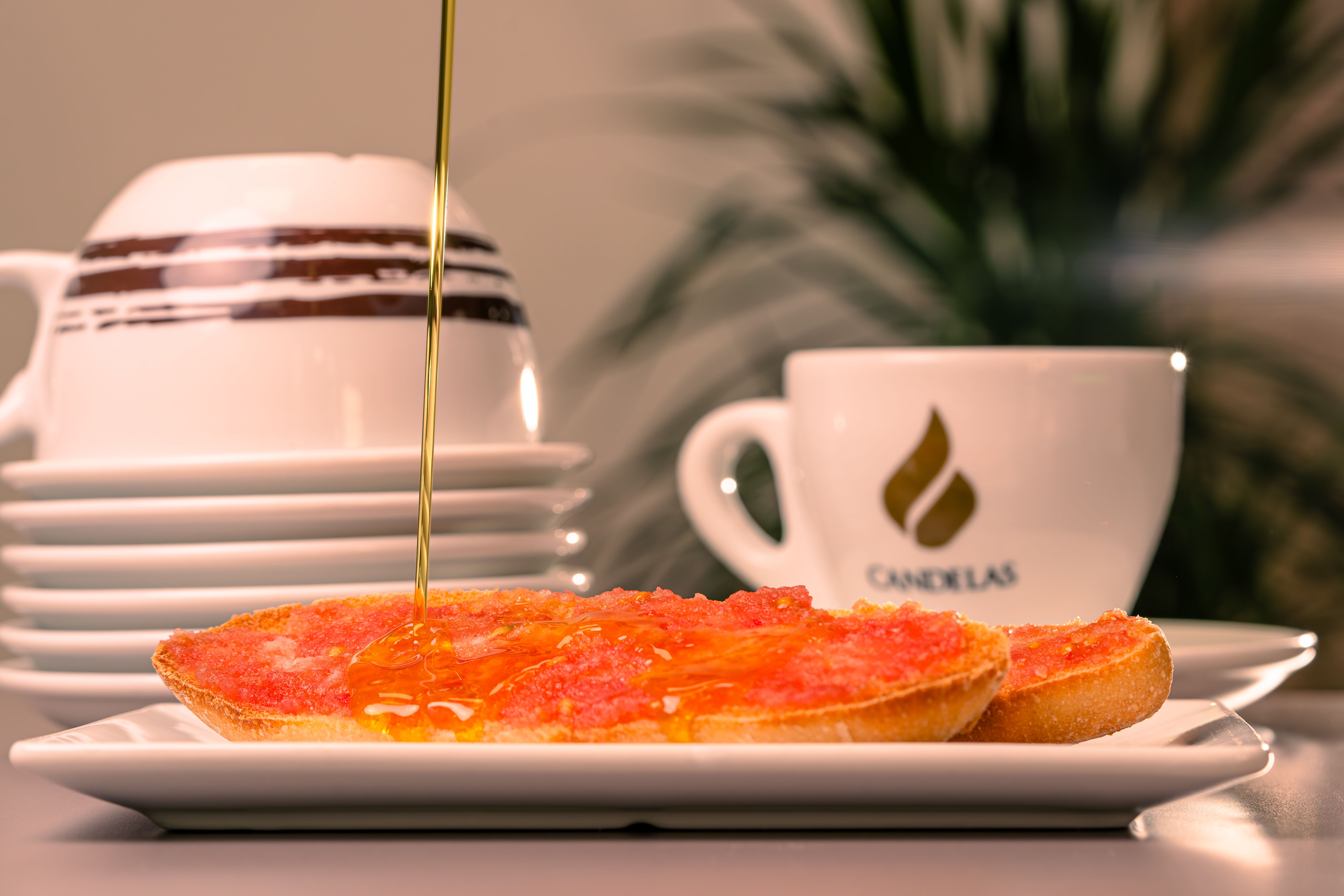 Mollete Breakfast at Bar-Restaurante El Escribano