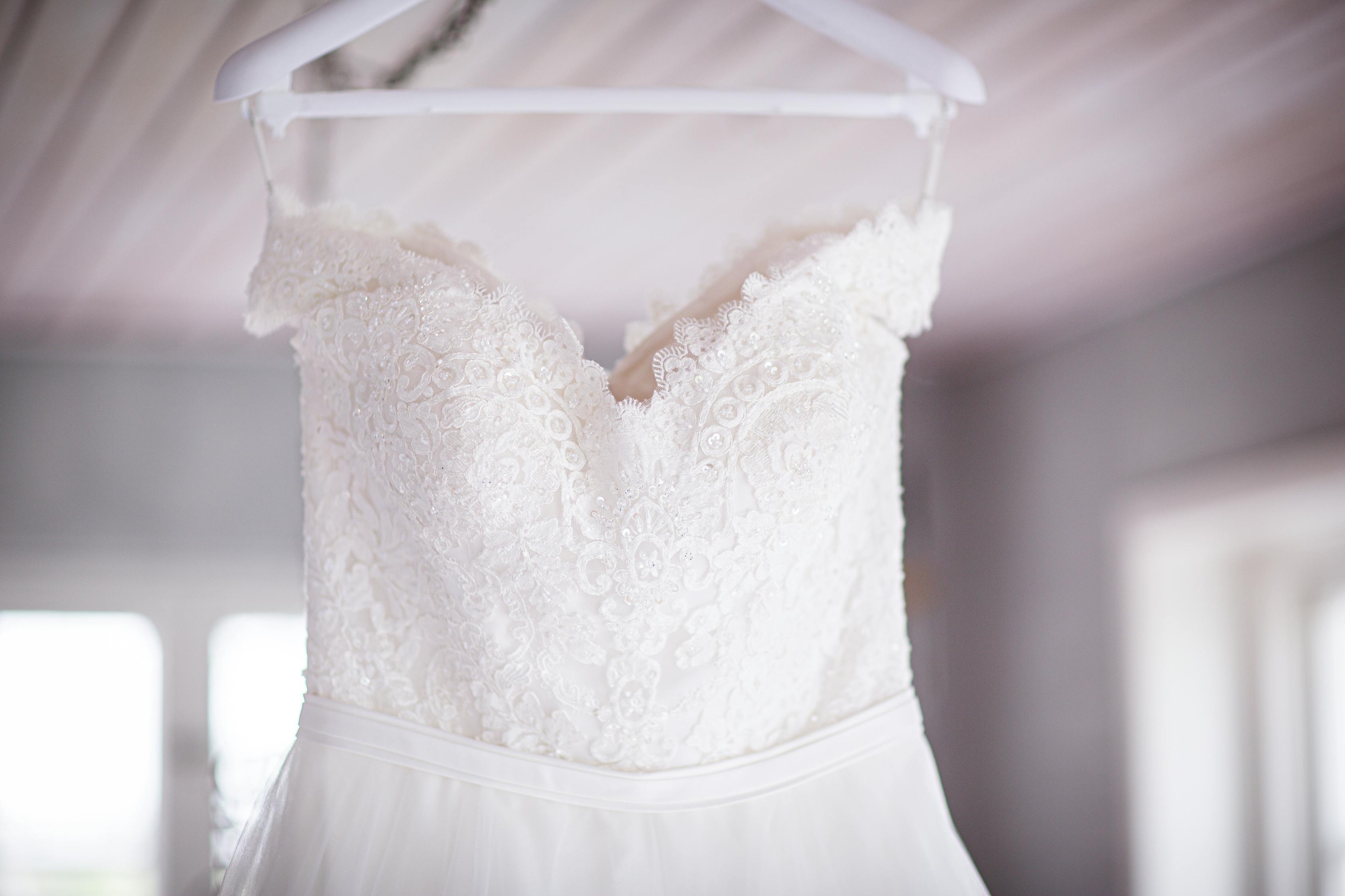 Photo of Hanged White Embroidered Cami Dress · Free Stock Photo