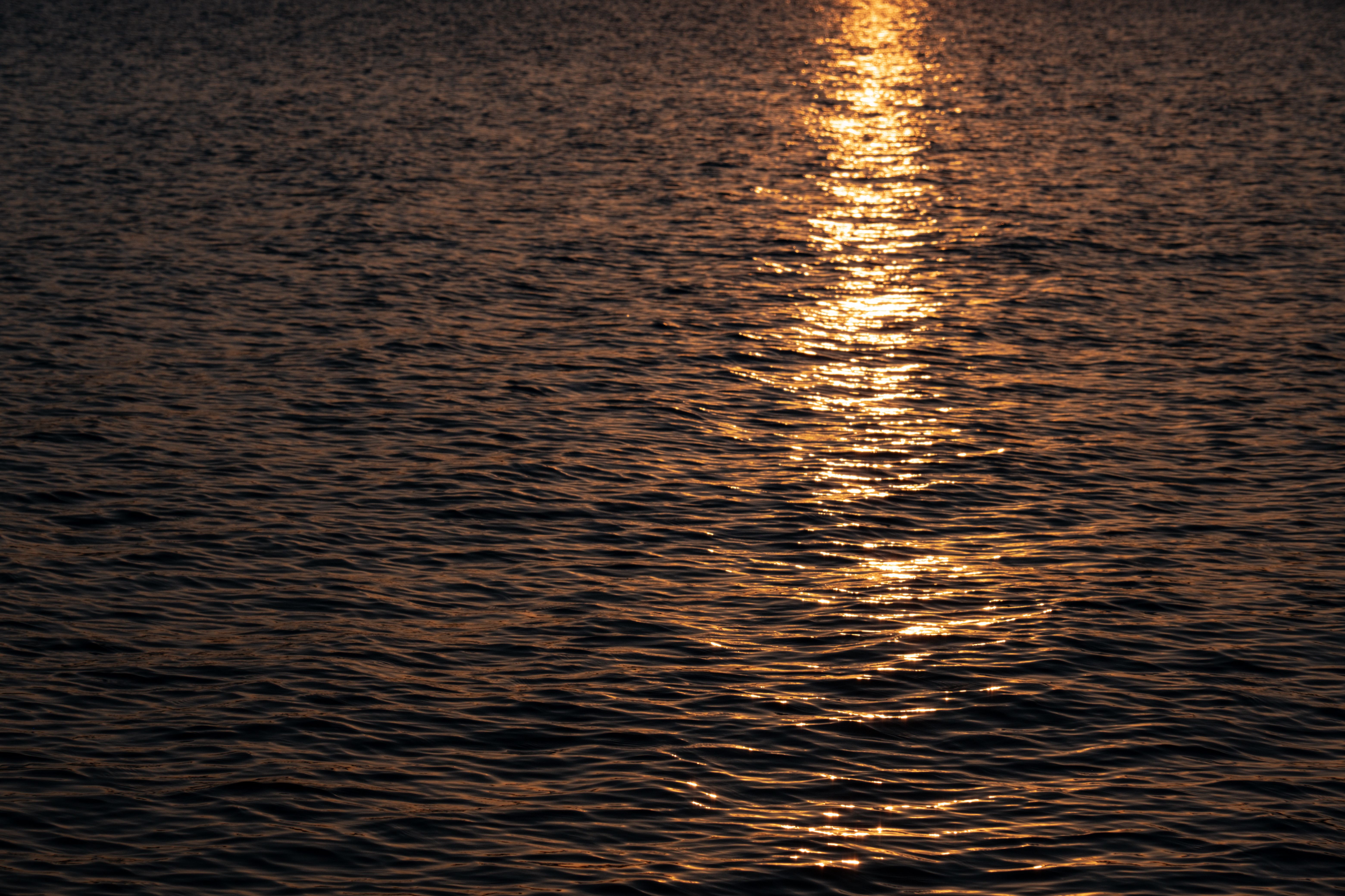 minimalistic amber-toned horizon representing clarity