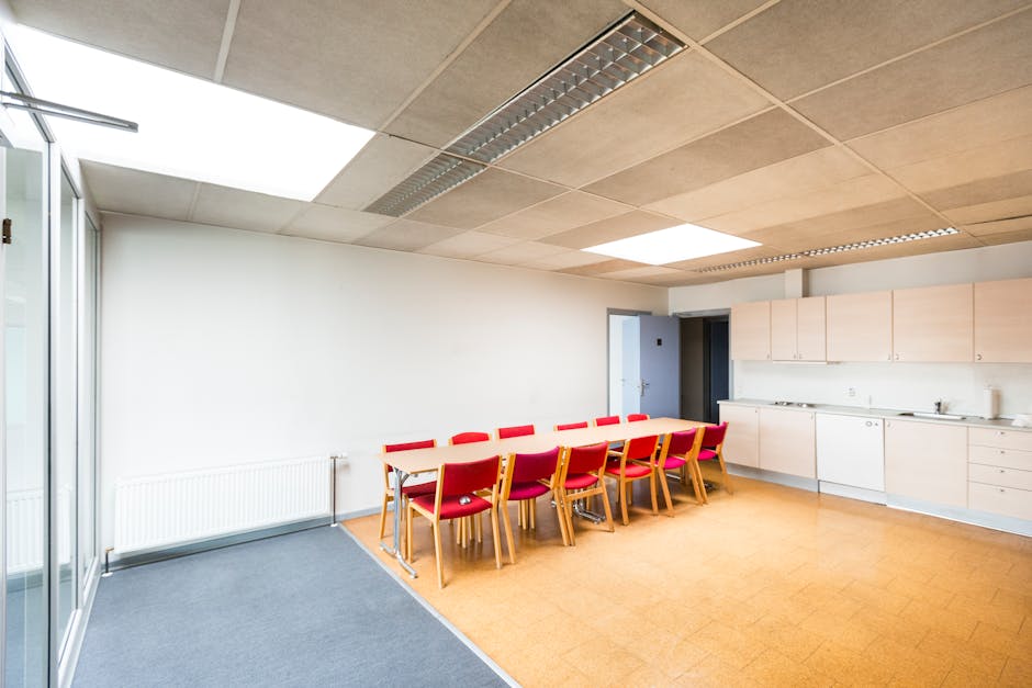 office break room empty