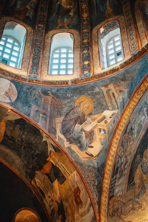 內部, 壁畫, 大教堂 的 免費圖庫相片
