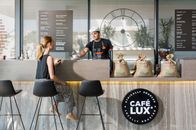 Woman Sitting On Bar Chair Near Barista