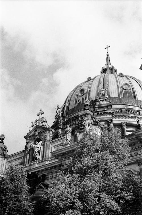 Foto stok gratis Berlin, hitam & putih, jerman