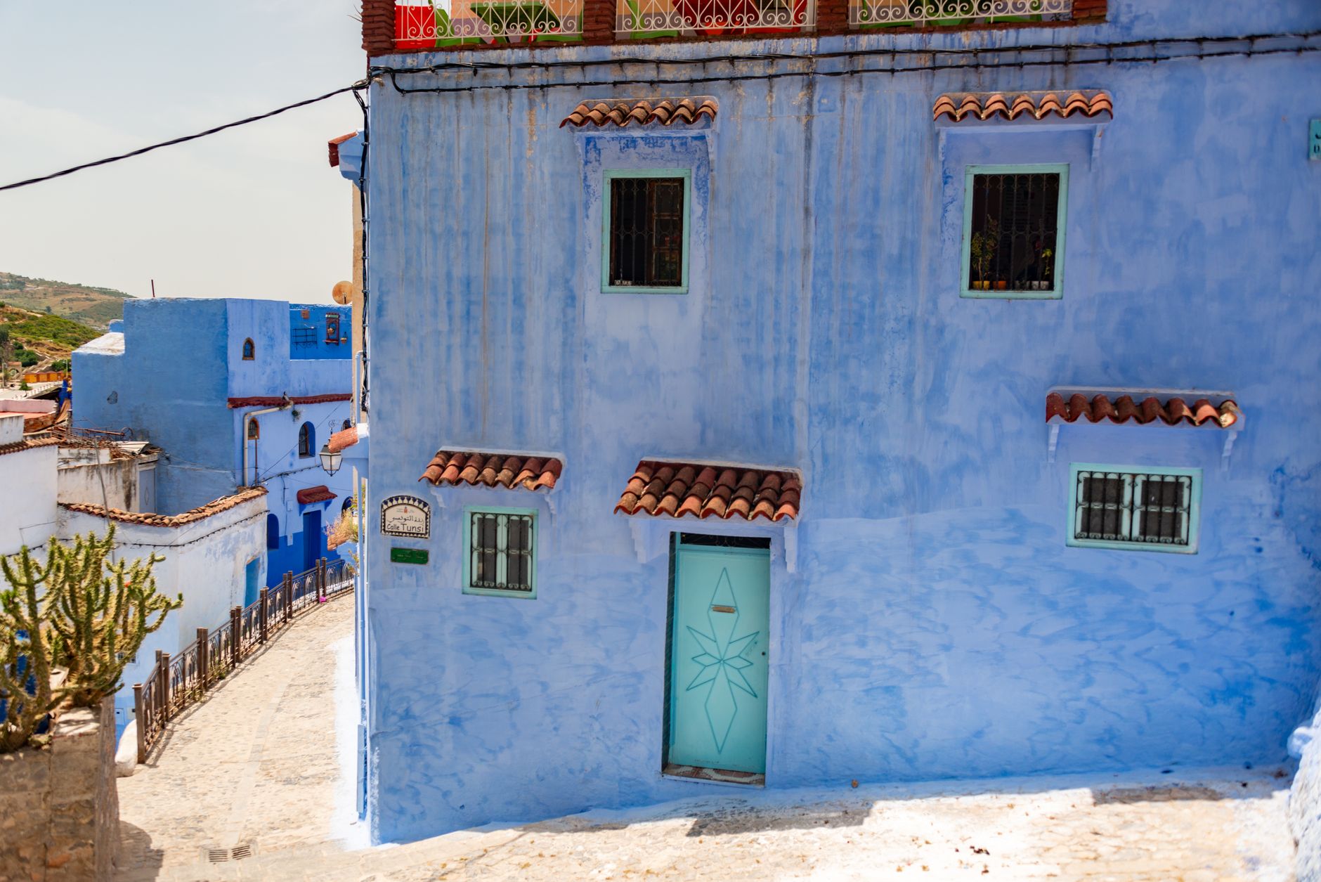Calles azules de Chefchaouen Marruecos, la ciudad azul del norte de Marruecos