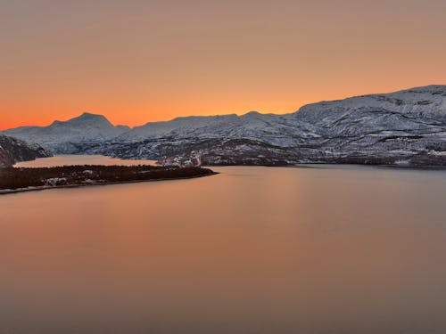 Ingyenes stockfotó abisko, alkonyat, aranyóra témában