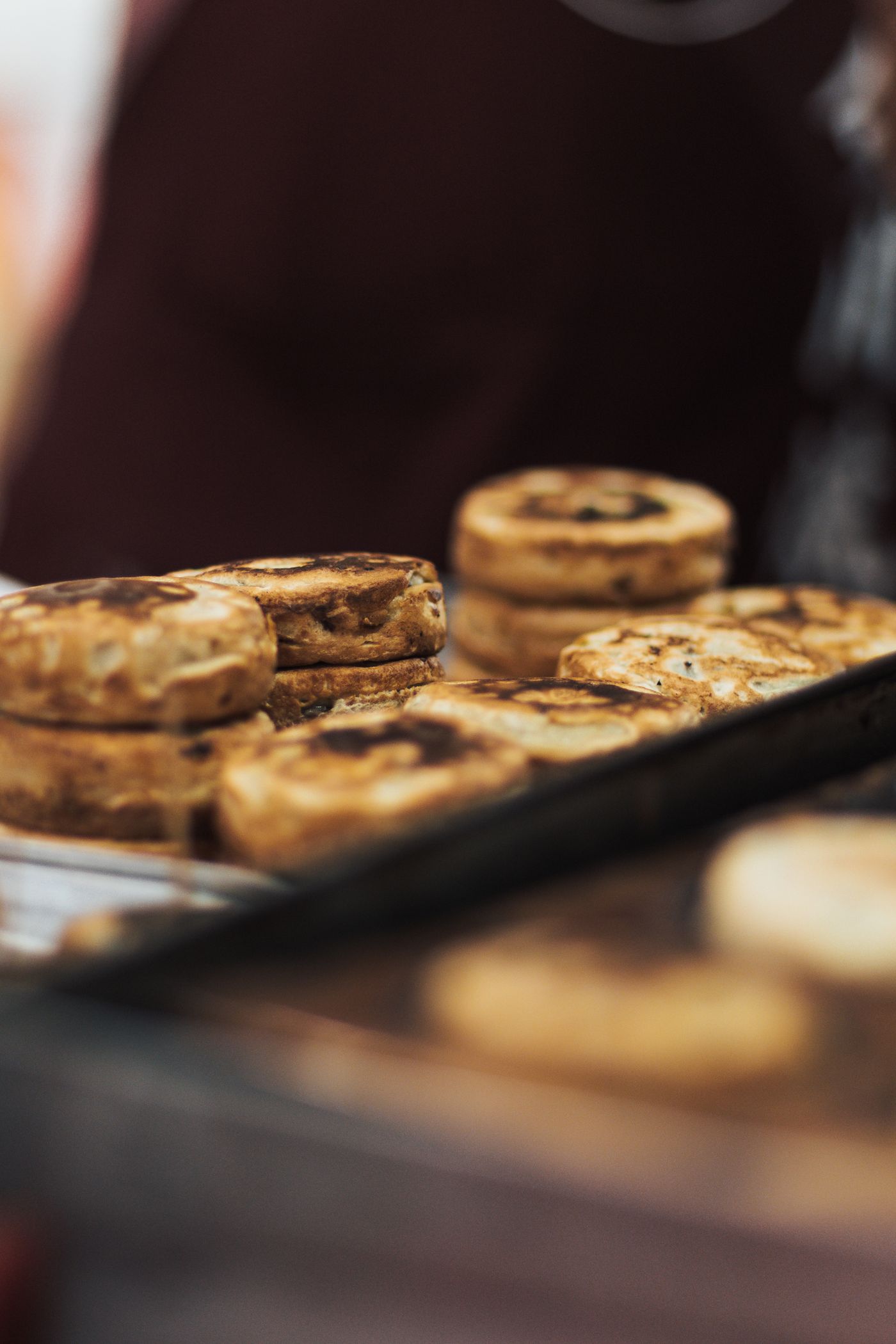 Galletas artesanales recién horneadas