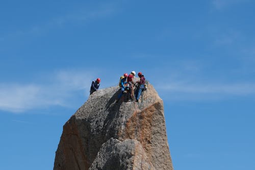 Foto d'estoc gratuïta de equips, esbarjo, escalada en roca