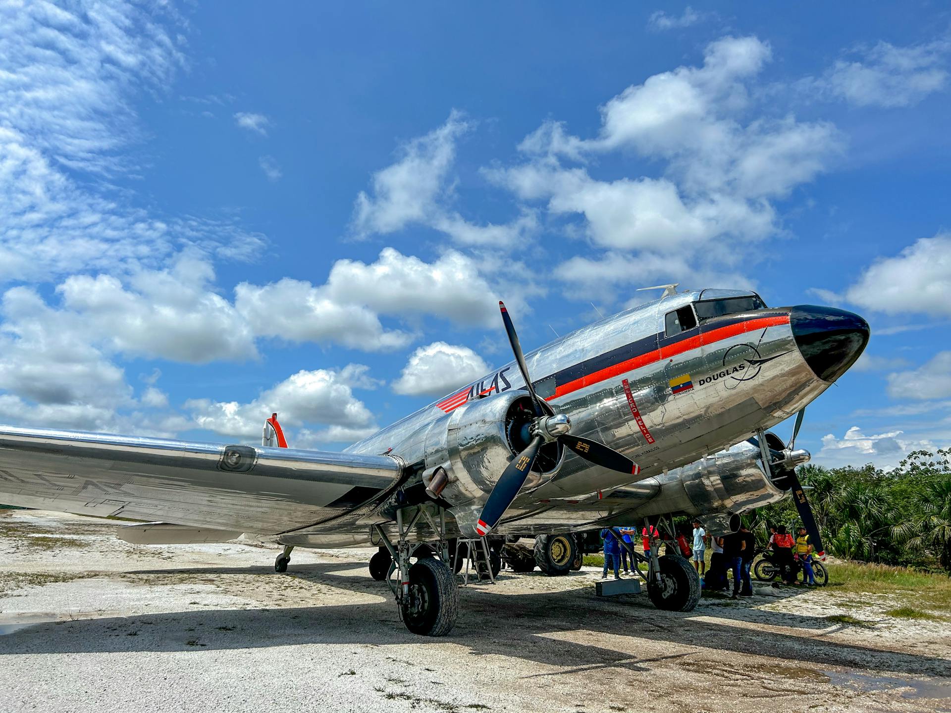 Douglas DC-3 Airplane on Ground