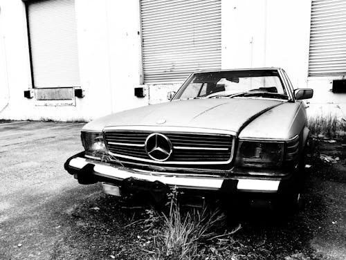 Old Mercedes car