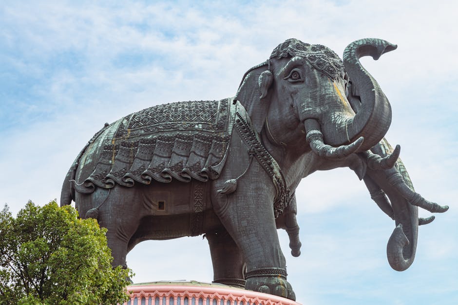 The Erawan Museum (Samut Prakan) A Three-Headed Elephant The Erawan Museum (Samut Prakan) A Three-Headed Elephant