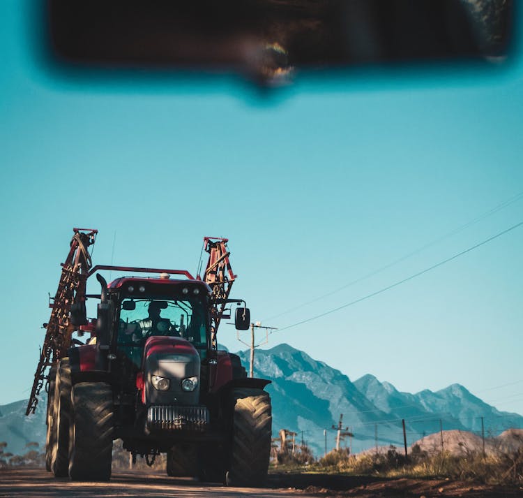 Tractor On The Road