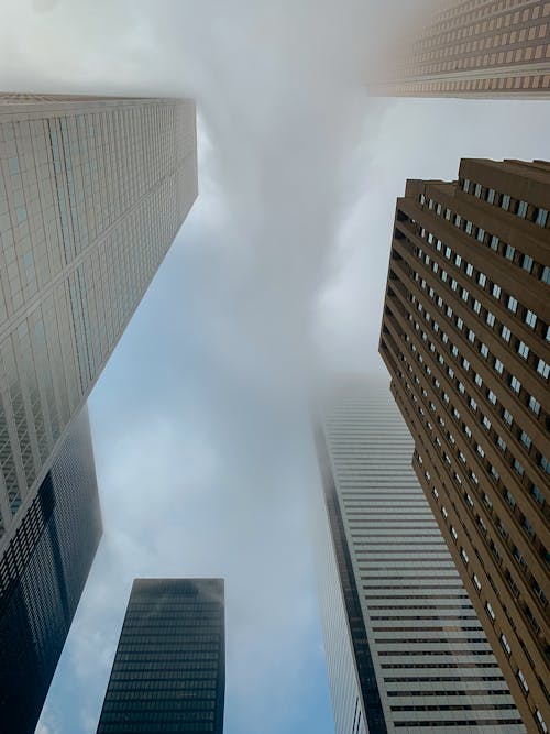 Low Angle Photo of Buildings