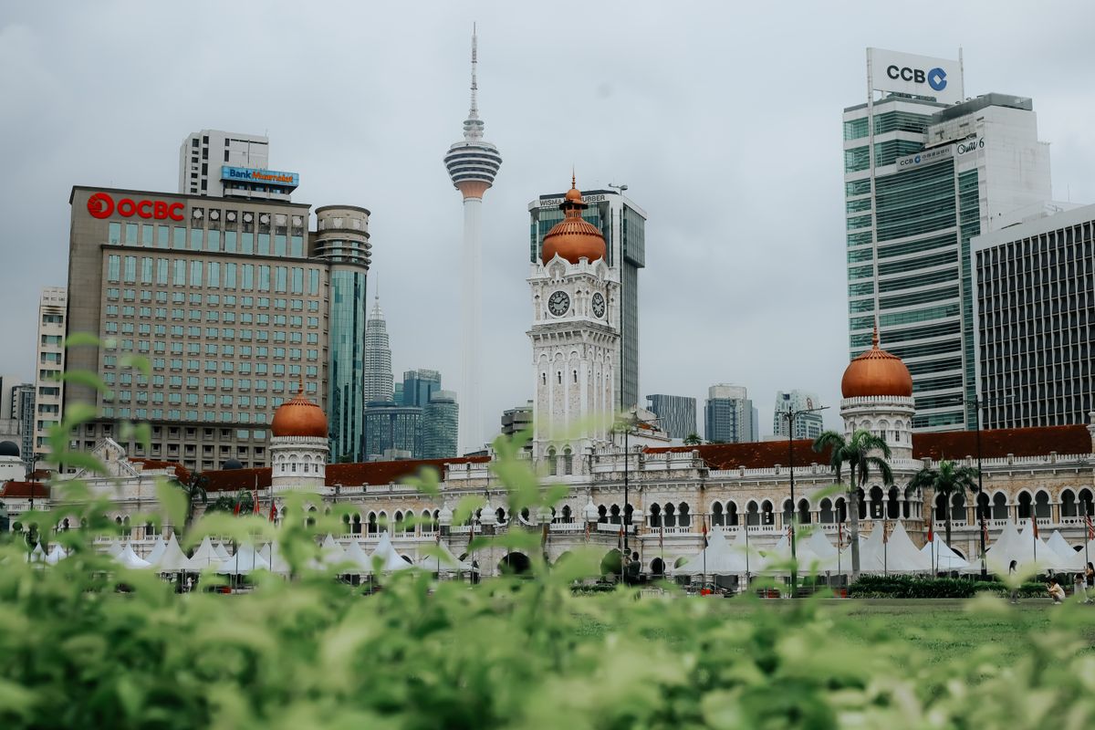 Merdeka Square and the KL skyline, Kuala Lumpur