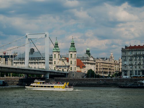Photos gratuites de bateau, Budapest, danube