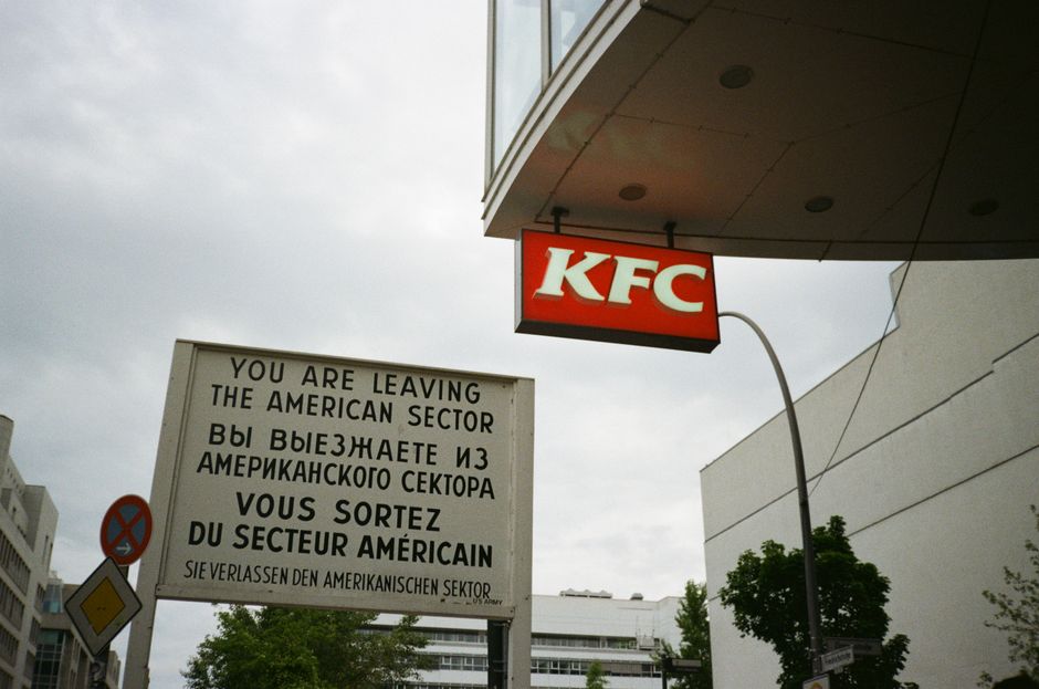 Signage indicating 'Immigration Checkpoint'
