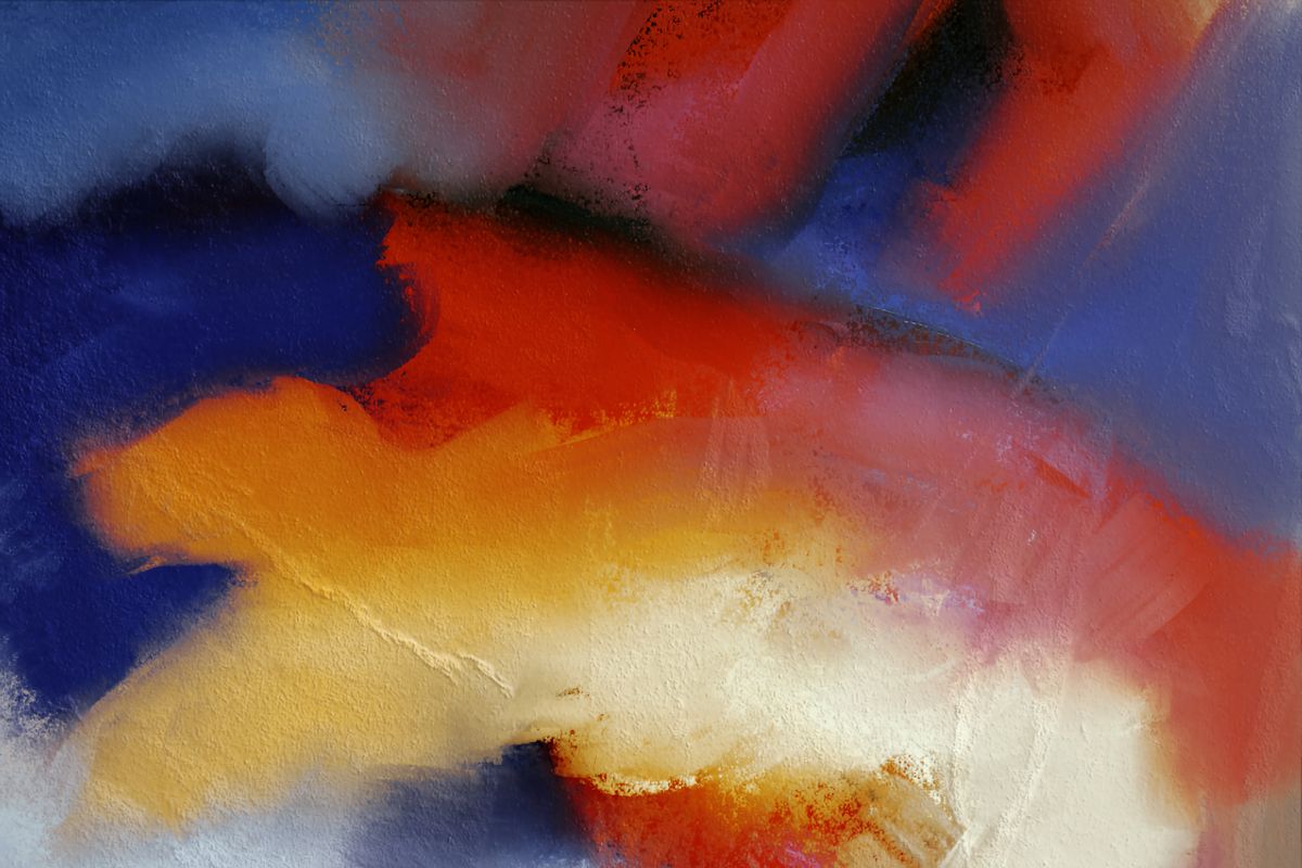 Abstract oil painting with warm brush strokes — Steve A Johnson on Pexels