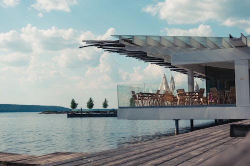 Foto stok gratis air, Arsitektur, danau