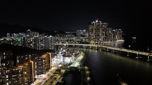 부산 광안리 야경 The night view of Gwangalli, Busan