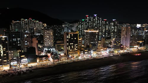 부산 광안리 야경 The night view of Gwangalli, Busan
