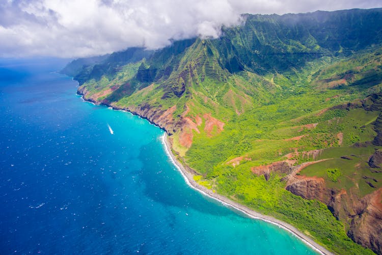 Mountains And Ocean