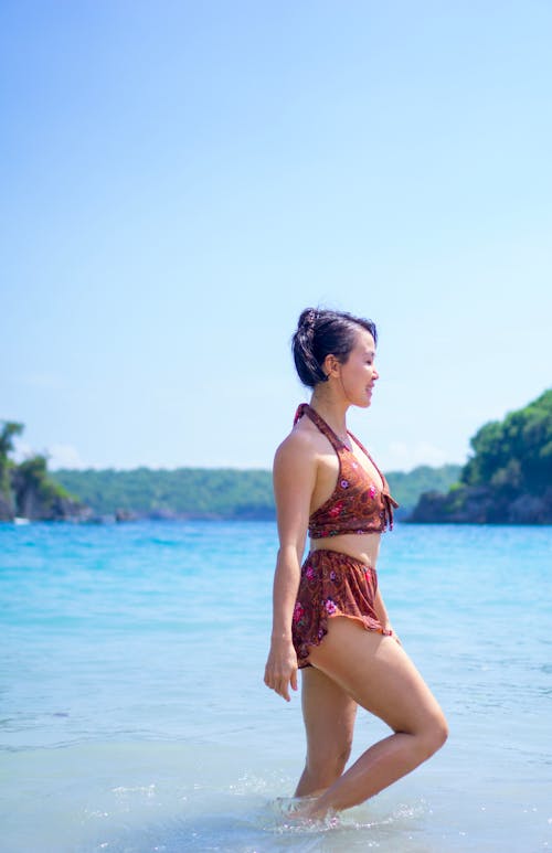 Gratis lagerfoto af asiatisk kvinde, Bali, blå hav