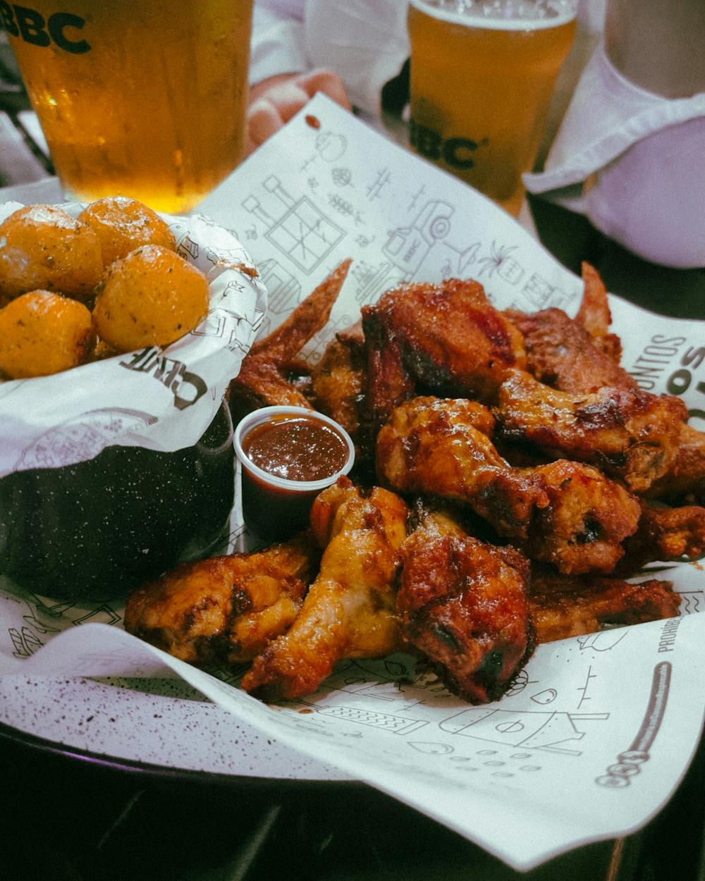 Ginger Beer Chicken Wings