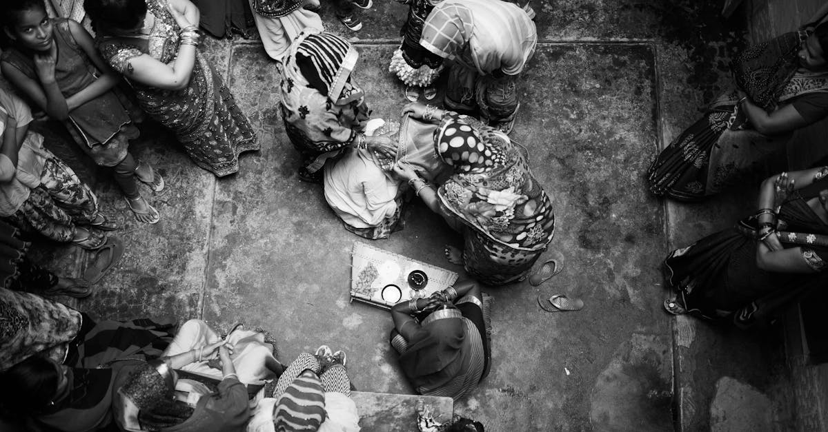 Group of Women and Girls During a Traditional Ritual · Free Stock Photo