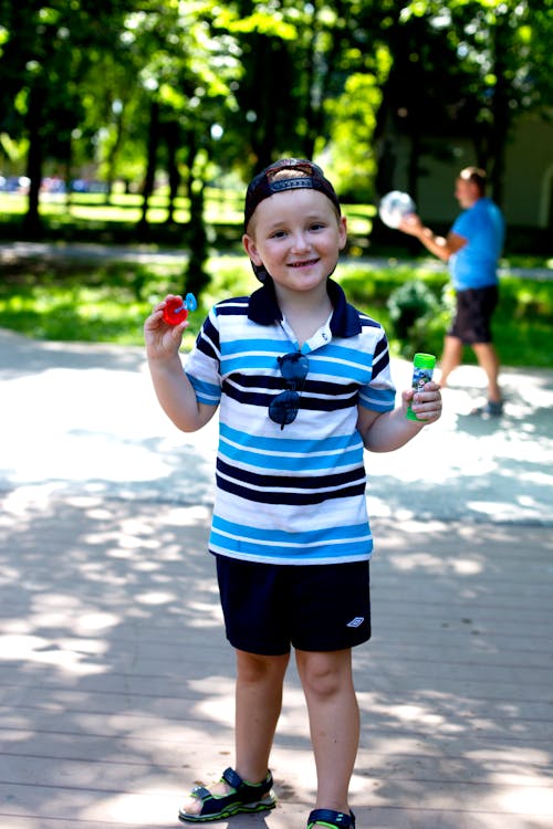 Free stock photo of boy, bubbles, child