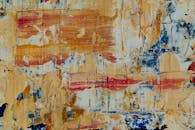 这幅色彩缤纷的抽象丙烯画以现代艺术风格展现了充满活力的层次与图案