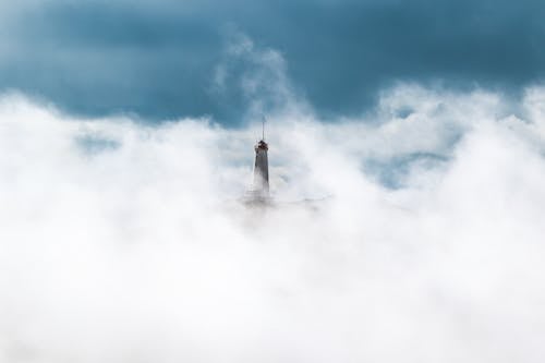 Základová fotografie zdarma na téma island, maják, mraky