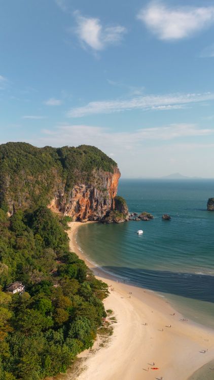 Longtail boat Krabi Thailand sea