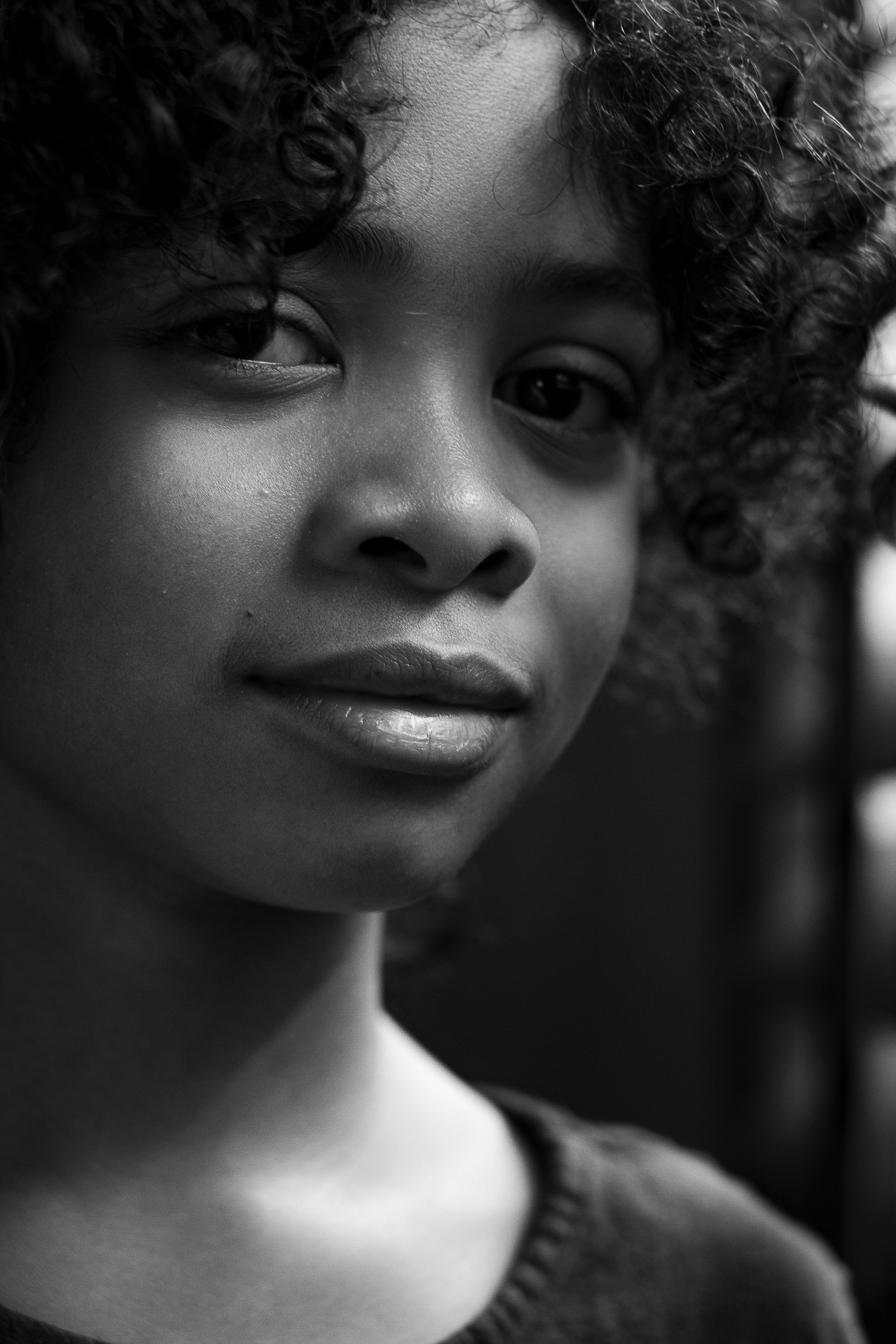 Extreme Close-up Portrait of a Young Girl · Free Stock Photo