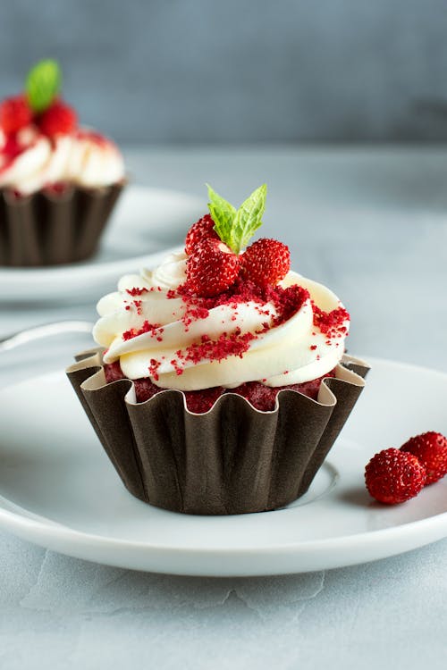 Free Red Cupcake Stock Photo