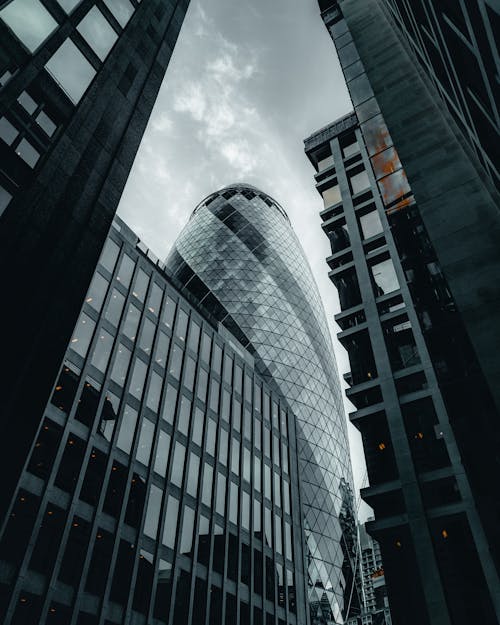 Free Low Angle Photo of High-Rise Building Stock Photo