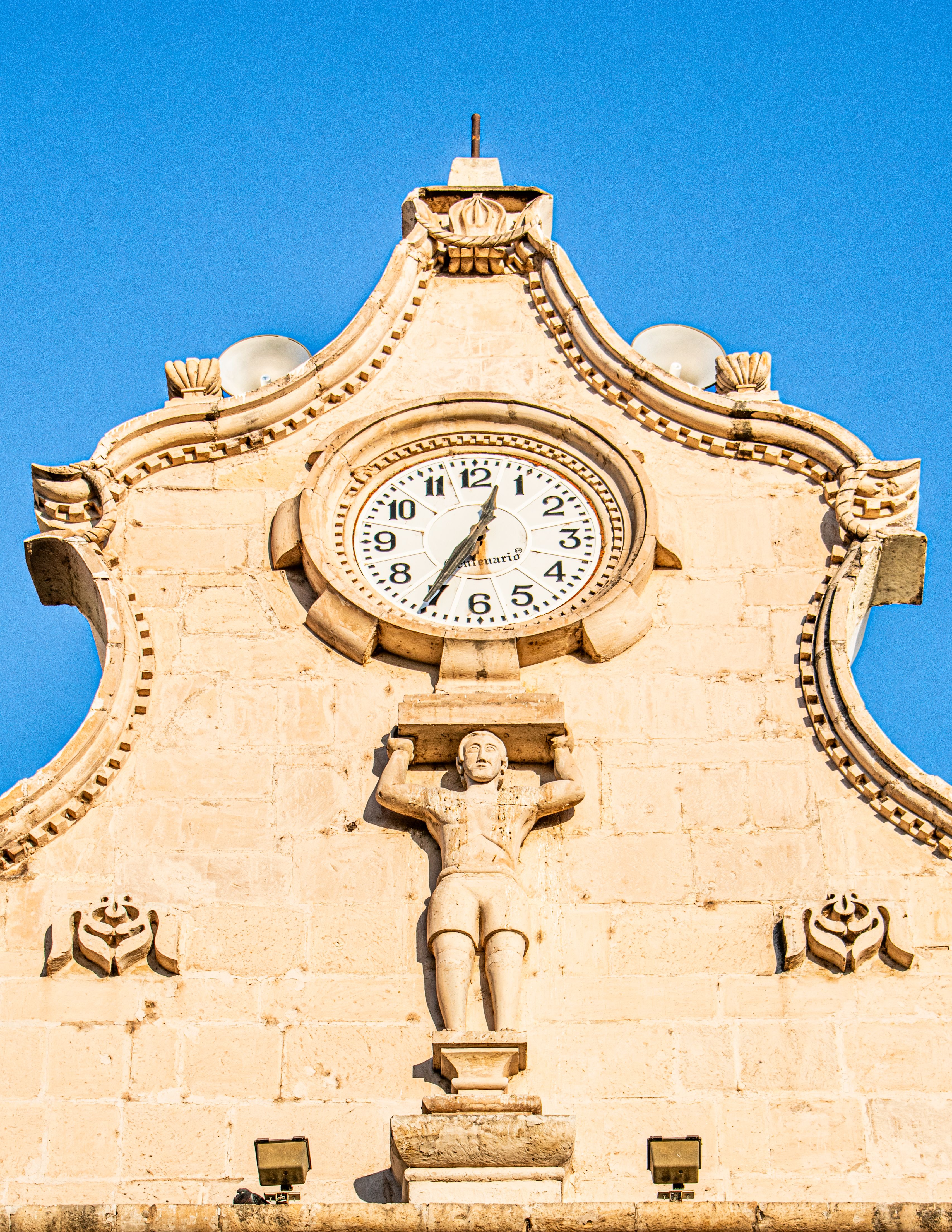 A Clock Tower of the Templo San Pablo Apostol, Guadalajara, Mexico ...