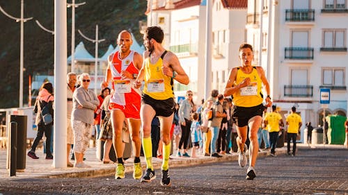 Mensen Lopen Op Straat