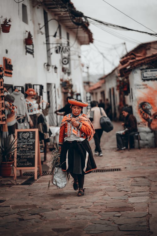 La gente tradicional de la ciudad del Cusco