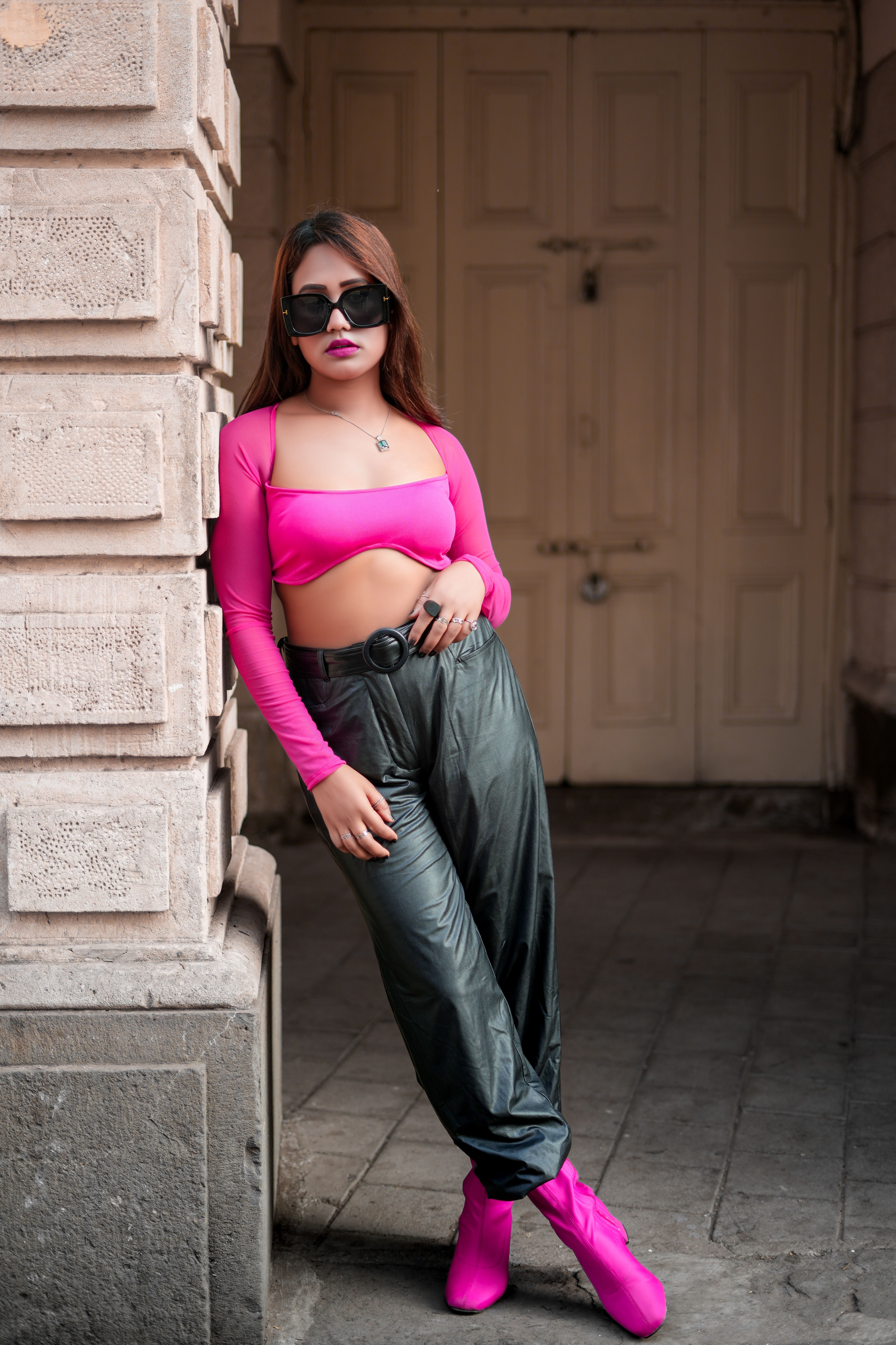 Cropped Bege Estampado