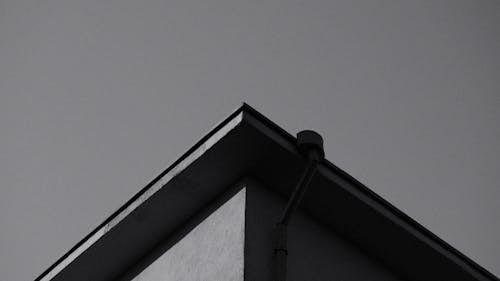 Imagine de stoc gratuită din abstract, acoperiș, alb-negru