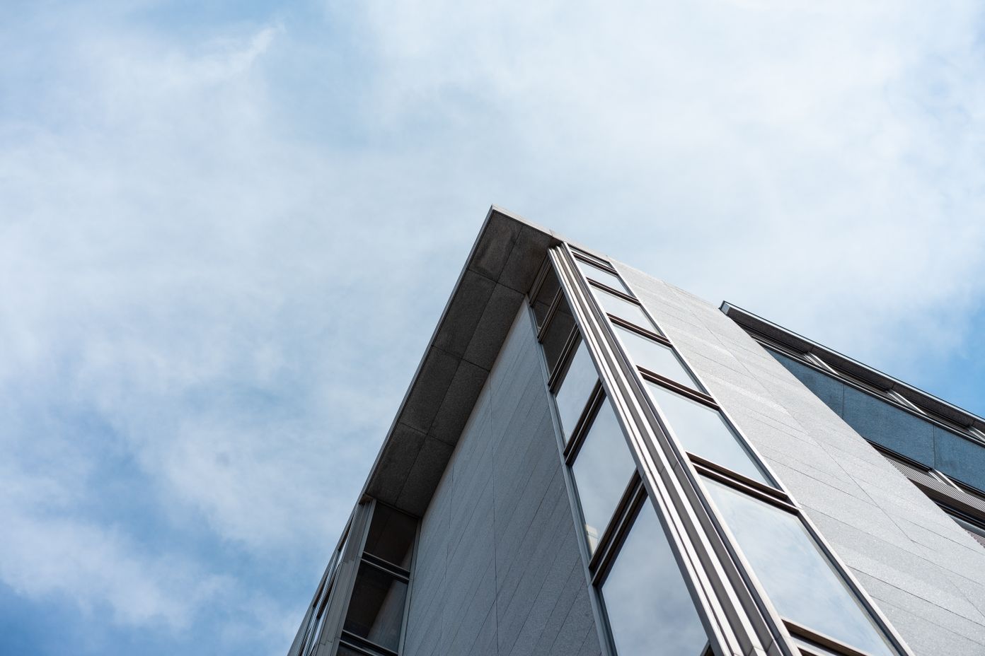 Angular concrete residence with geometric facade
