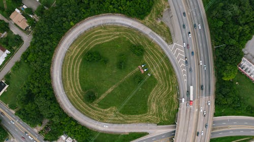 Aerial Photo Of Road