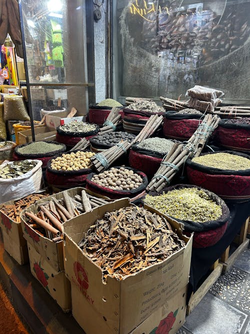 Fotobanka s bezplatnými fotkami na tému farmársky trh, korenia, spice bazaar