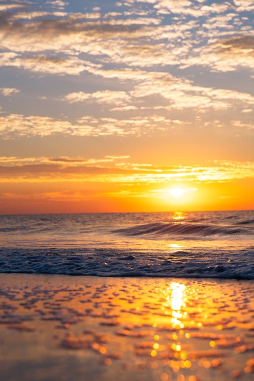 Gratis stockfoto met avond, bij de oceaan, dageraad