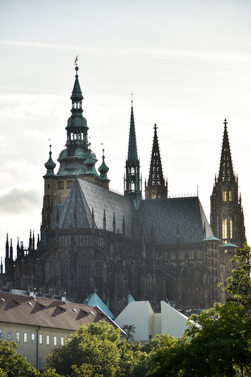 The st vitus cathedral in prague, czech republic