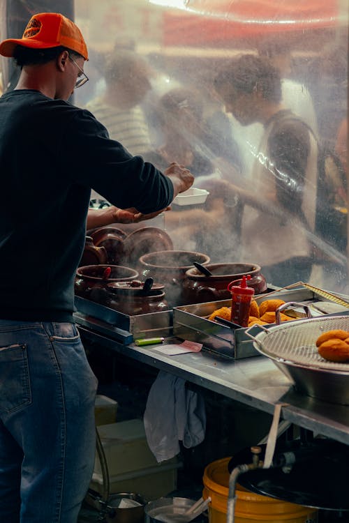 Free stock photo of eating, food truck