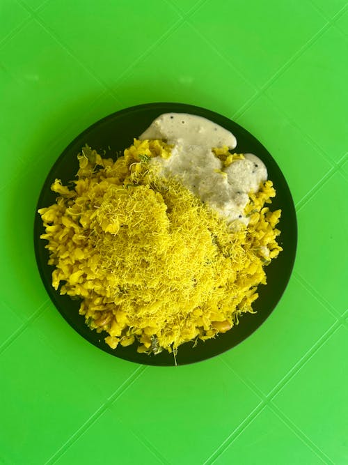 Darmowe zdjęcie z galerii z indyjskie śniadanie, mumbai, poha