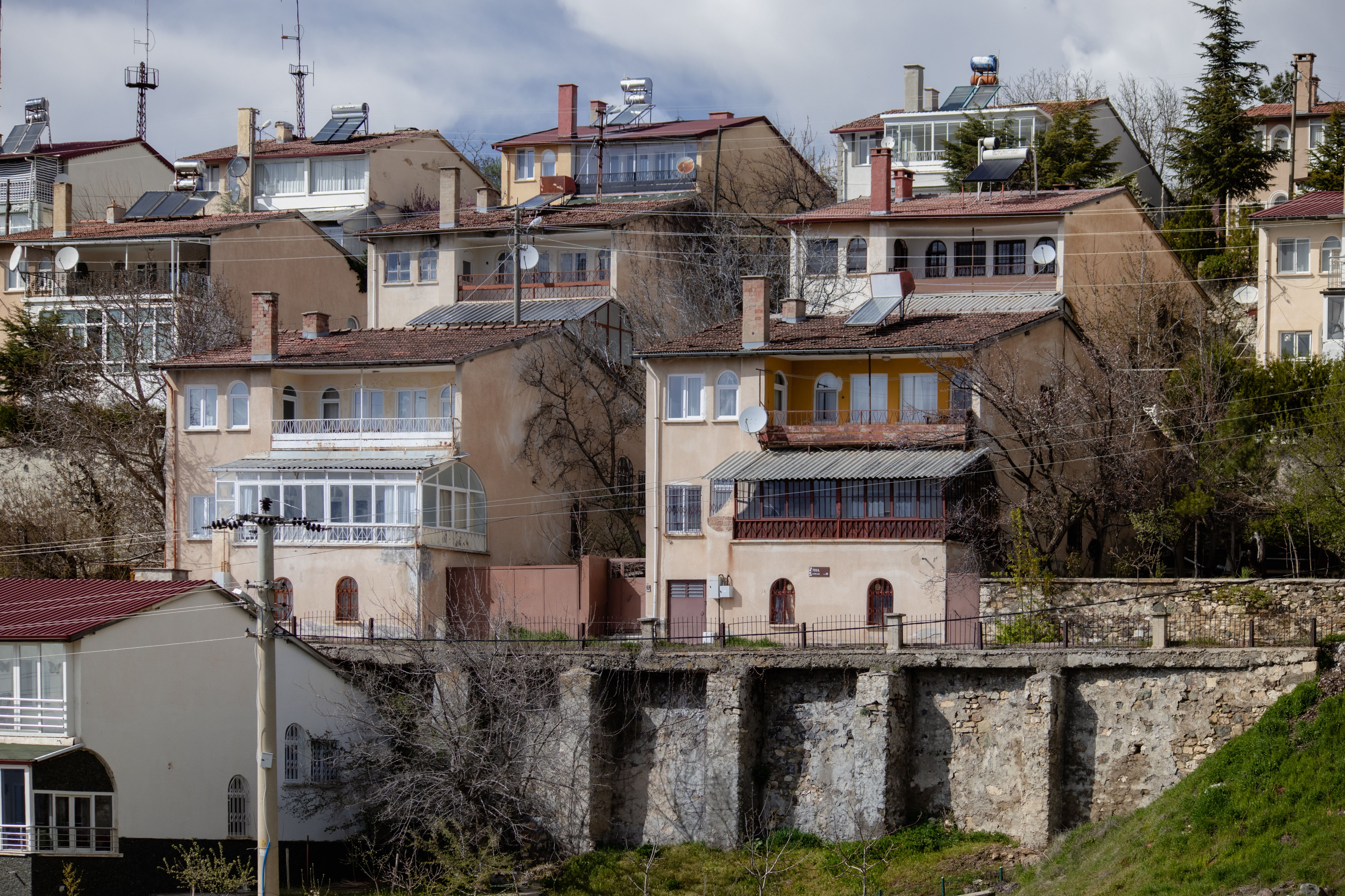 suburban houses shared wall
