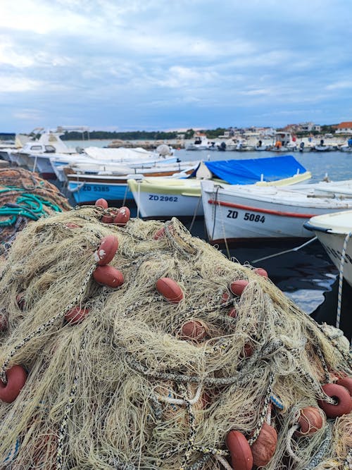Gratis stockfoto met adriatische kust, Kroatië, visnet